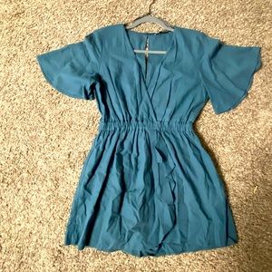 Elegant Teal Jumpsuit